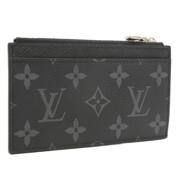 LOUIS VUITTON Monogram Eclipse Coin Card Holder Case Wallet M30271 - Picture 2 of 5
